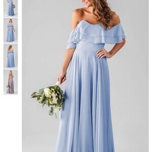 (Closet cleanout ‼️) Kennedy Blue, size 6 Allison dress in Cornflower